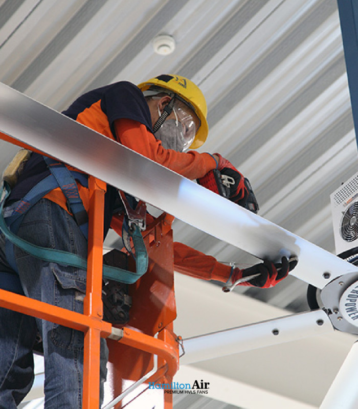 Quạt trần công nghiệp HVLS Powersky X6 (6.1m)