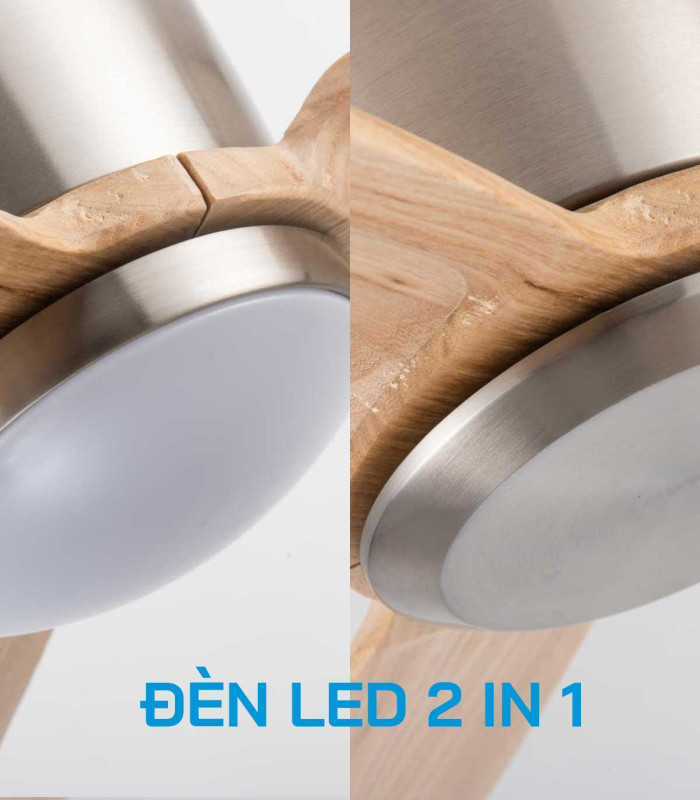 Quạt trần Katrina 52 Gray Maple Wood
