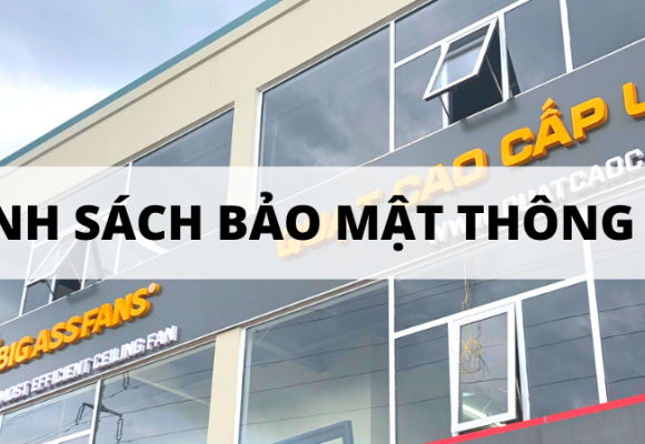 Chính sách bảo mật thông tin