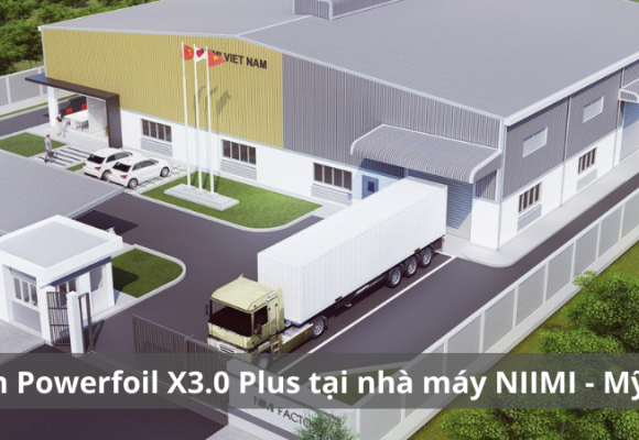Quạt trần công nghiệp Powerfoil X3.0 Plus lắp đặt cho nhà máy NIIMI - Mỹ Phước 3