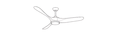 Quạt trần cánh gỗ