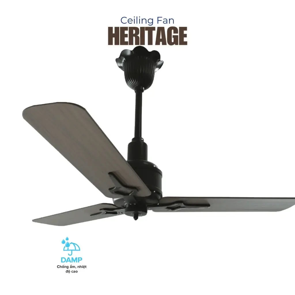 Quạt trần cổ HERITAGE-BL