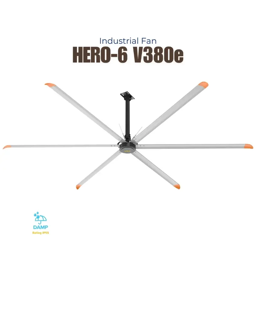HERO-6 V380e (IP53) Ø 6.1m