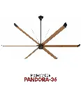 PANDORA V180e Ø 3.6m Woodgrain