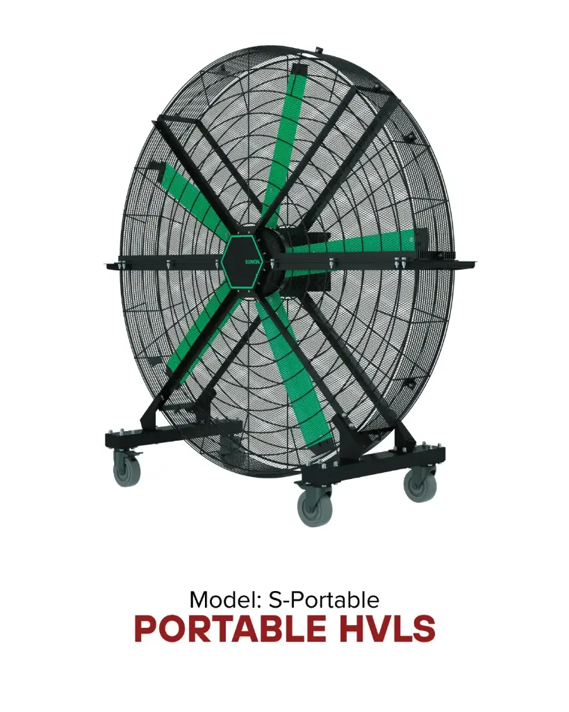 SUNON Portable Industrial HVLS
