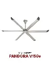 Pandora V150e Ø 2.0m Brushed Aluminium